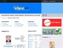 Tablet Screenshot of amasya.yerelnet.org.tr