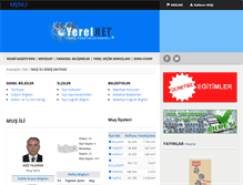 Tablet Screenshot of mus.yerelnet.org.tr