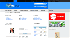Desktop Screenshot of antalya.yerelnet.org.tr