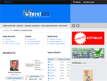 Tablet Screenshot of isparta.yerelnet.org.tr