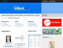 Tablet Screenshot of eskisehir.yerelnet.org.tr