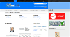 Desktop Screenshot of bayburt.yerelnet.org.tr